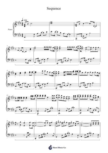 Sequence Sheet Music by IZ*ONE-Arr.Saxbraith