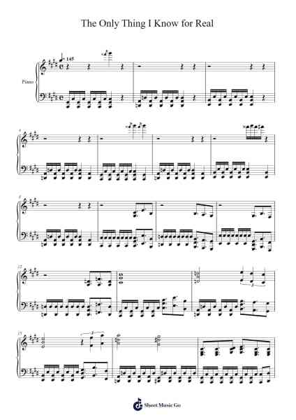 The Only Thing I Know for Real Sheet Music by Jamie Christopherson-Arr.Boycehe
