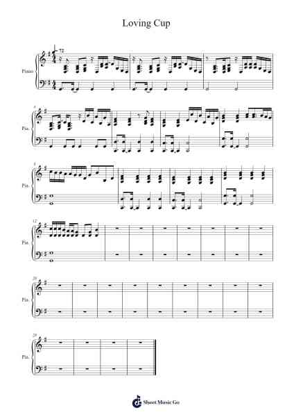 Loving Cup Sheet Music by The Rolling Stones-Arr.Thomfrank Springper