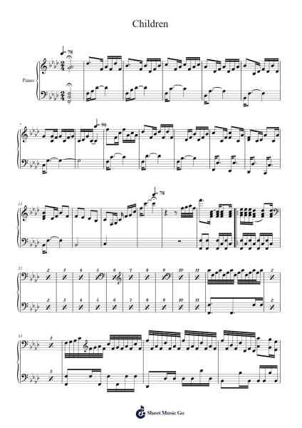 Children Sheet Music by Robert Miles-Arr.Osnest Araliam