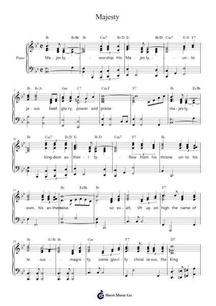 Majesty Sheet Music by Jack Hayford-Arr.Asdict