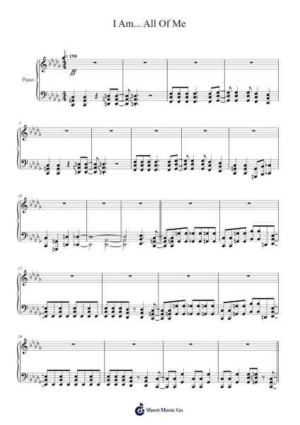 I Am... All Of Me Sheet Music by Crush 40-Arr.Fosil Johnlind