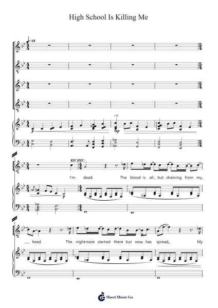 High School Is Killing Me Sheet Music by Jeff Blim-Arr.Lamguy Nica