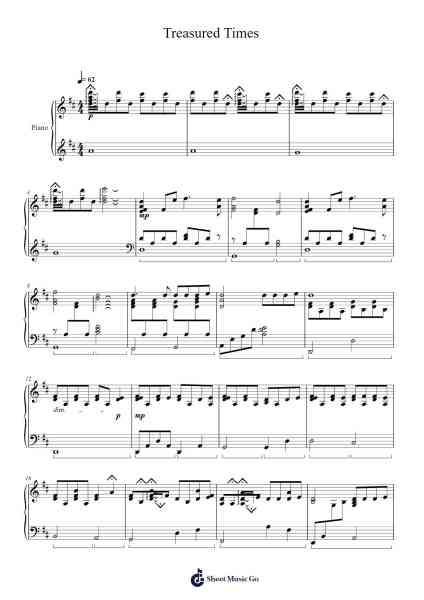 Treasured Times Sheet Music by Keigo Hoashi-Arr.Bautab
