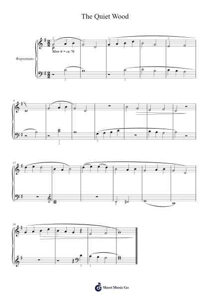 The Quiet Wood Sheet Music by Machine Head-Arr.Blajeames Yulewood