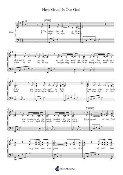 How Great Is Our God Sheet Music by Chris Tomlin-Arr.Dwightlind