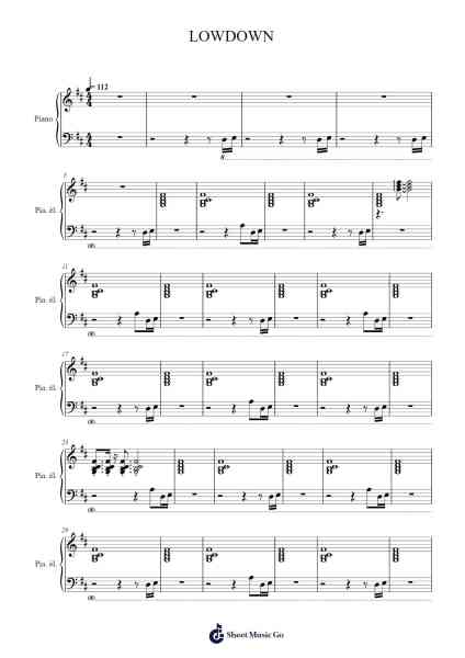 LOWDOWN Sheet Music by Boz Scaggs-Arr.Jesret