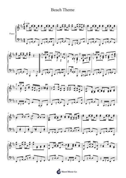 Super Mario Bros. Wonder - Beach Theme Sheet Music by Shiho Fujii/Sayako Do/Chisaki Shimazu-Arr.Roymens