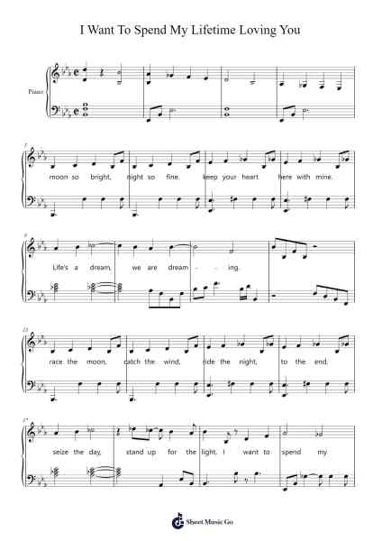 I Want To Spend My Lifetime Loving You from The Mask of Zorro Sheet Music by Fabon Magh-Arr.Simpdre