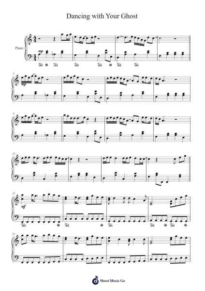 Dancing with Your Ghost Sheet Music by missminz-Arr.Bardtrid