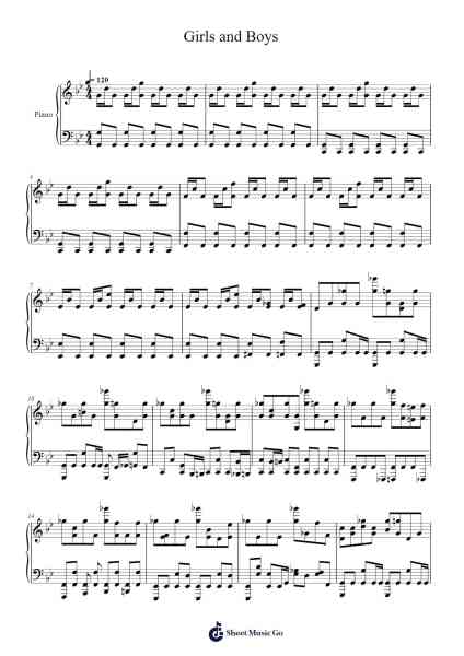 Girls and Boys Sheet Music by Junior-Arr.Graril