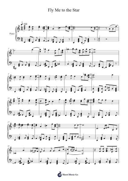 Fly Me to the Star Sheet Music by Shoujo Kageki Revue Starlight-Arr.Feltrid