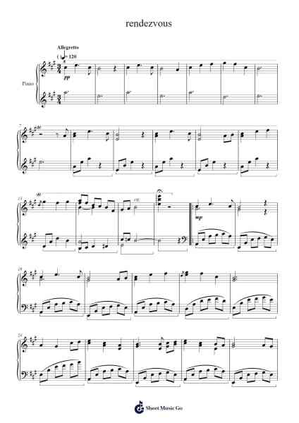 rendezvous Sheet Music by Yutaka Kuroda-Arr.Odefred