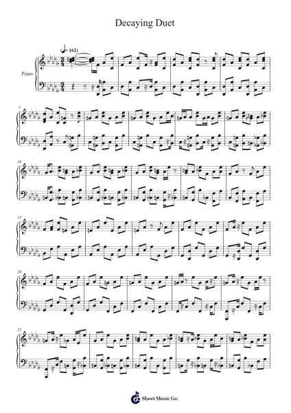 Decaying Duet Sheet Music by Dorian Concept-Arr.Fieldbing