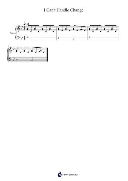 I Can't Handle Change Sheet Music by R.O.A.R.-Arr.Leomos