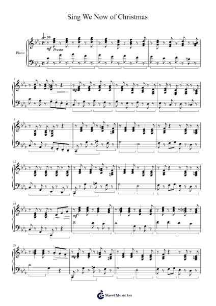 Sing We Now of Christmas Sheet Music by Traditional French Carol-Arr.Trutor Hubno