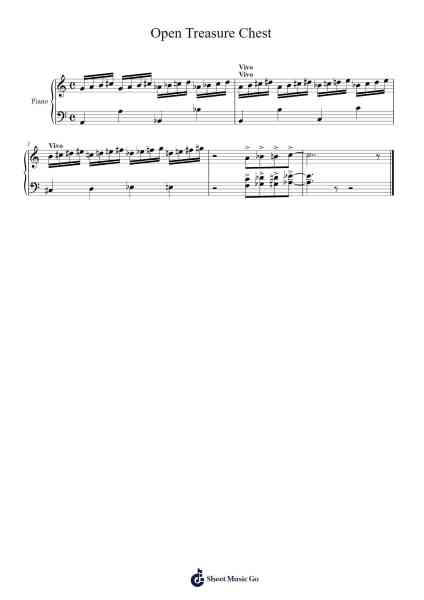 Open Treasure Chest Sheet Music by Koji Kondo-Arr.Brookjoy