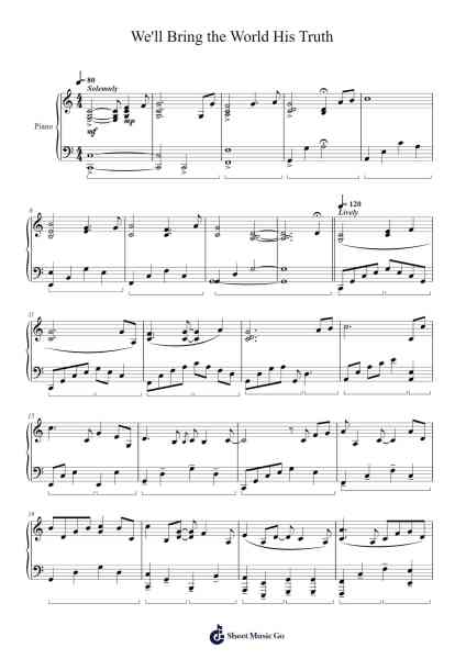 We'll Bring the World His Truth (Army of Helaman) Sheet Music by Janice Kapp Perry-Arr.Shircent