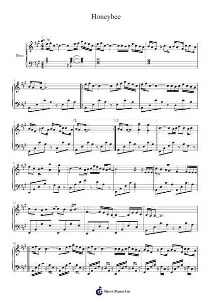 Honeybee Sheet Music by The Head and the Heart-Arr.Rooven