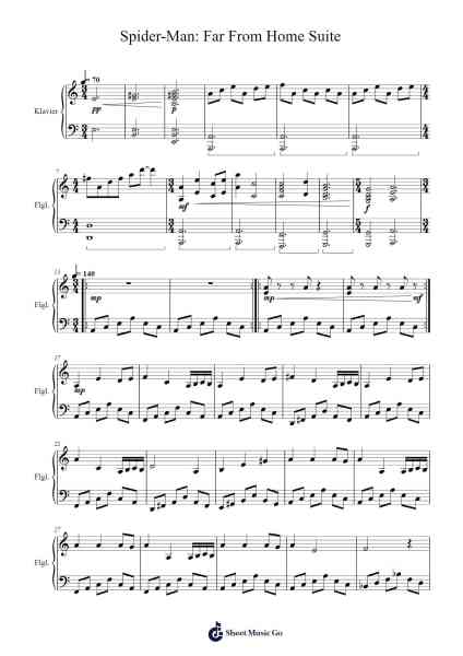 Spider-Man: "Far From Home" Suite Sheet Music by Michael Giacchino-Arr.Mattbart Stephy