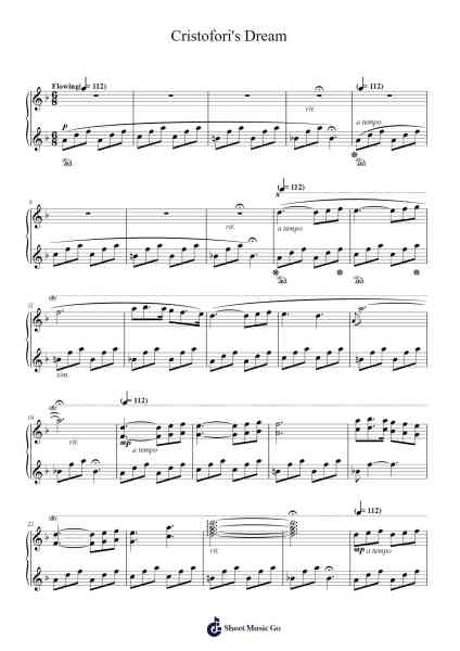 Cristofori's Dream Sheet Music by David Lanz-Arr.Hedvogt