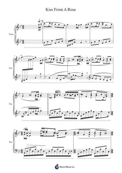Kiss From A Rose Sheet Music by Seal-Arr.Gailgale