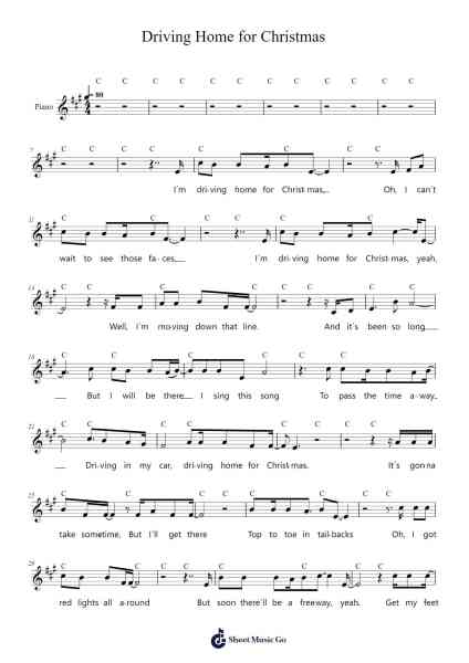 Driving Home for Christmas Sheet Music by Chris Rea-Arr.Restan