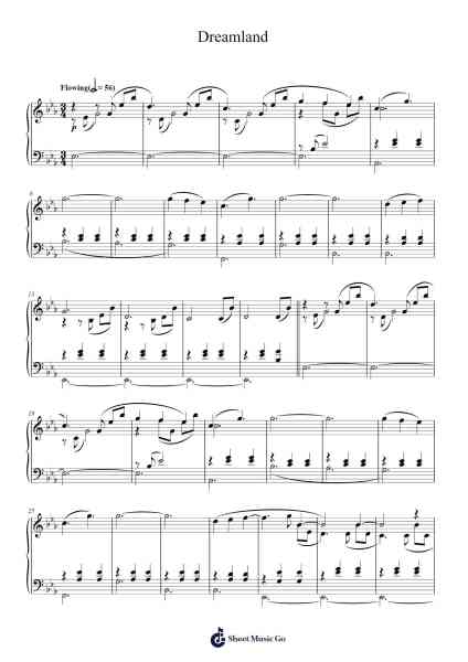 Dreamland Sheet Music by Alexis Ffrench-Arr.Wrightrae