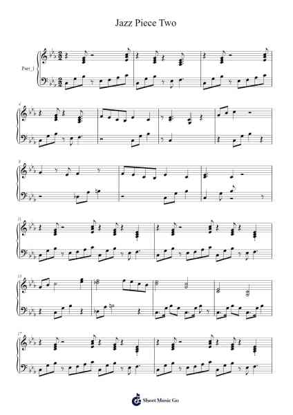 Jazz Piece Two Sheet Music by Mark Thalacker-Arr.Woltier