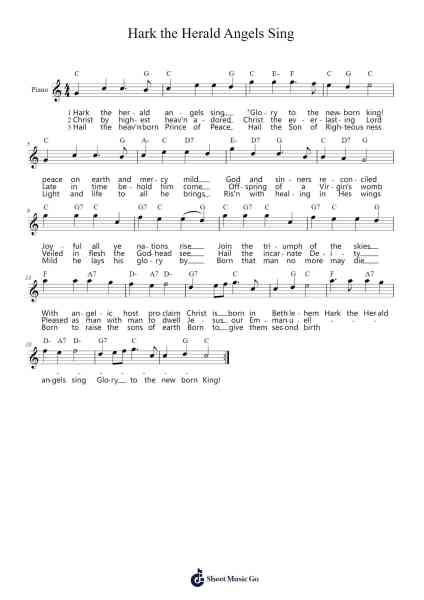 Hark! The Herald Angels Sing 樂譜由 Felix Mendelssohn - 編曲 Theopys