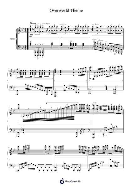 The Legend of Zelda - Overworld Theme Sheet Music by Koji Kondo-Arr.O'Conbrooke
