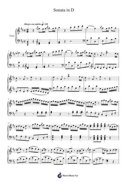 Sonata in D Major: I.