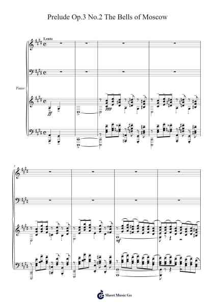 Prelude in C-sharp Minor, Op. 3, No. 2 "The Bells of Moscow" Sheet Music by Sergei Rachmaninoff-Arr.Shawqe Bryy
