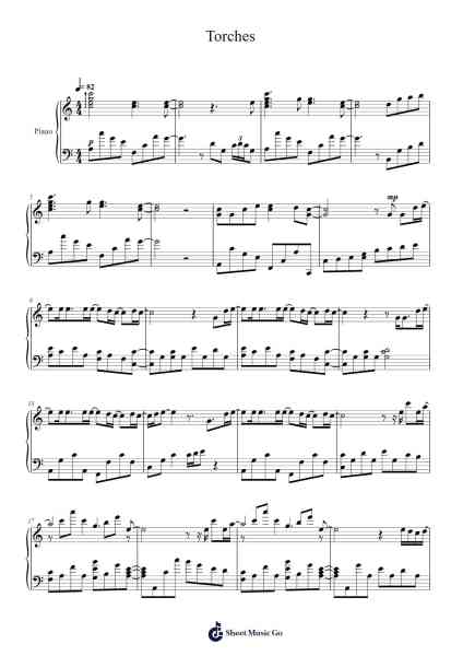 Torches Sheet Music by Aimer-Arr.Sherkes Dofrank