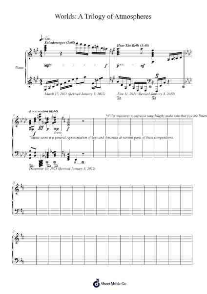 Worlds: A Trilogy of Atmospheres Sheet Music by Manand-Arr.Gasper Inlot