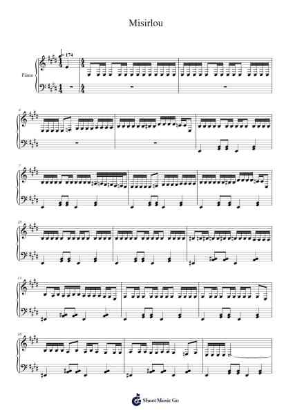 Misirlou Sheet Music by Dick Dale-Arr.Jersoon
