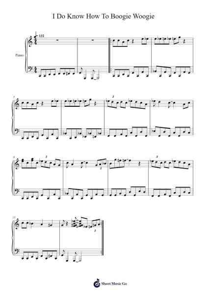 I Do Know How To Boogie Woogie Sheet Music by Whday Priestdolph-Arr.Phisan Lionelphy