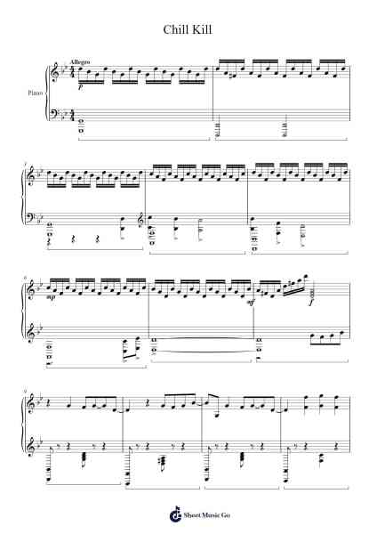 Chill Kill Sheet Music by Red Velvet-Arr.Genus