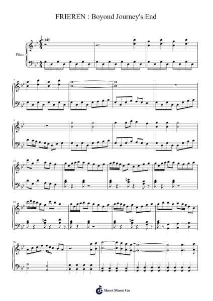 FRIEREN : Boyond Journey's End Sheet Music by Evan Call-Arr.Nellriam Cantave