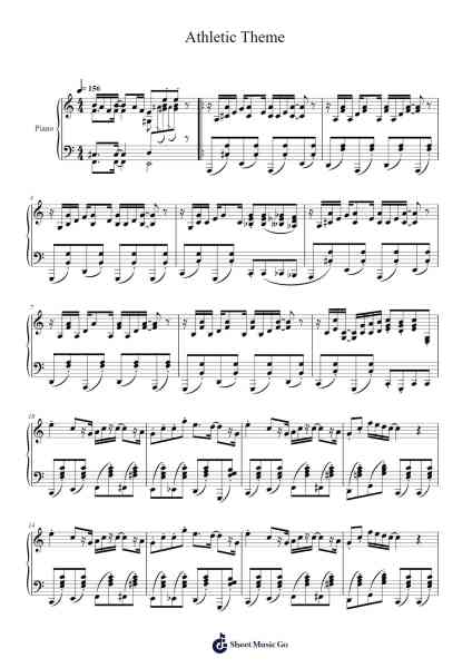 Athletic Theme - Super Mario World Sheet Music by Koji Kondo-Arr.Primeg
