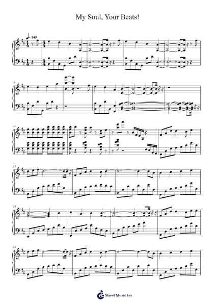 My Soul, Your Beats! Sheet Music by undefined-Arr.Aumeo Glennrine