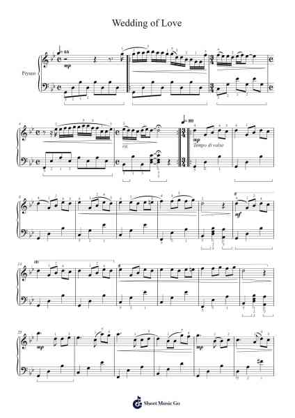 Wedding of Love Sheet Music by Çukurova Müzik Akademi-Arr.Croftsgreg