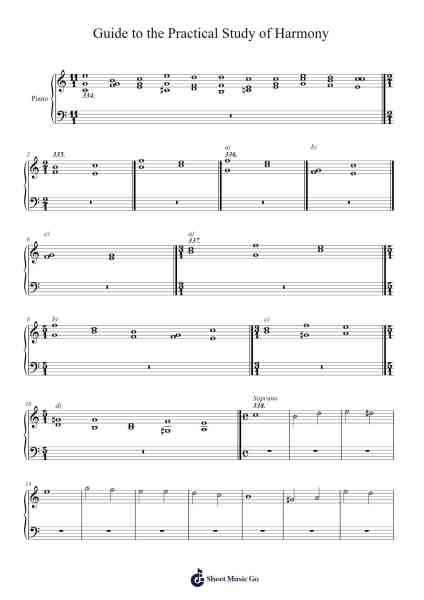 Guide to the Practical Study of Harmony Sheet Music by Pyotr Ilyich Tchaikovsky-Arr.Dolamb Strafay