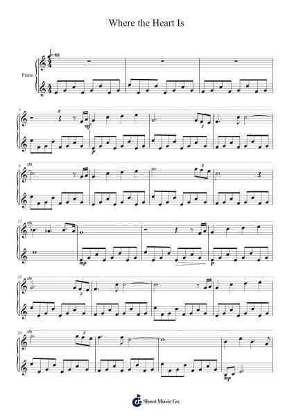 Where the Heart Is Sheet Music by Takafumi Imamura-Arr.Hudthur Simpglas