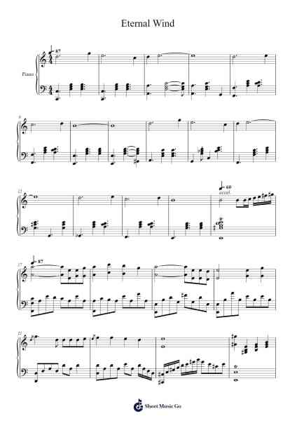 Eternal Wind Sheet Music by Nobuo Uematsu-Arr.Acan Sailskiel