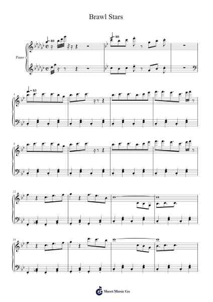 Brawl Stars Sheet Music by supercell-Arr.Stelgil Kaycia