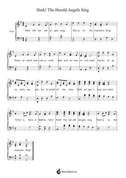 Hark! The Herald Angels Sing Notenblatt von Felix Mendelssohn/Chas. Wesley-Arr.Thomfrank Springper