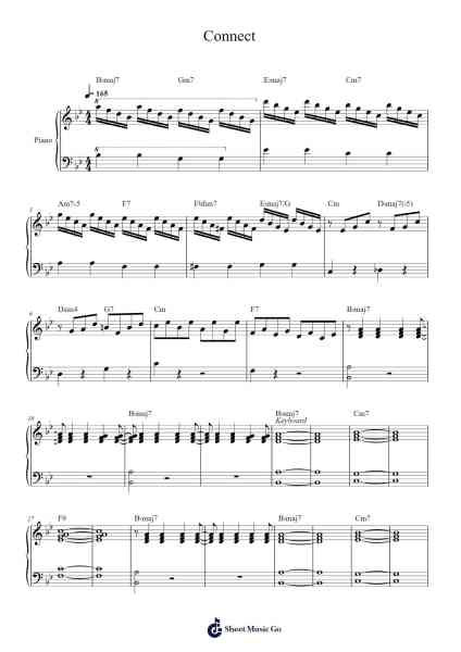 Connect Sheet Music by Vampire Weekend-Arr.Blyxine Cojane