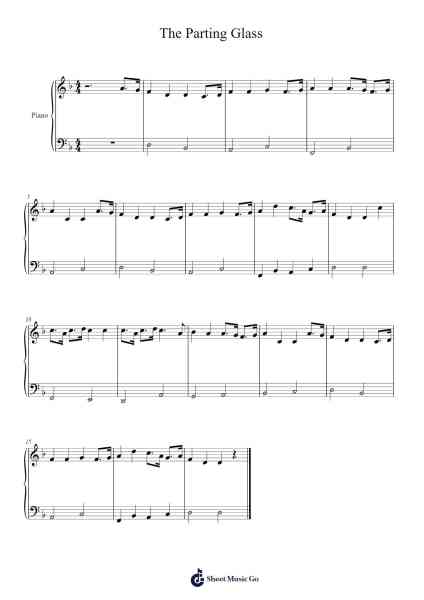 The Parting Glass Sheet Music by Misc-Arr.Chrisriah Sheicia
