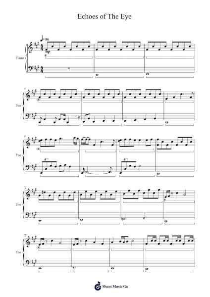 Outer Wilds - Echoes of The Eye Sheet Music by Andrew Prahlow-Arr.Morelard